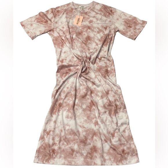 Missguided Tie Dye T-Shirt Midi Dress - Picture 3 of 6